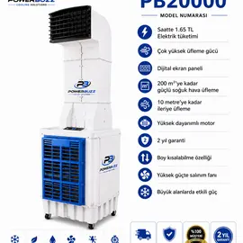 POWERBUZZ PB20000 Endüstriyel Hava Soğutucu