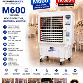 POWERBUZZ M600 Orta Alan Hava Soğutucu